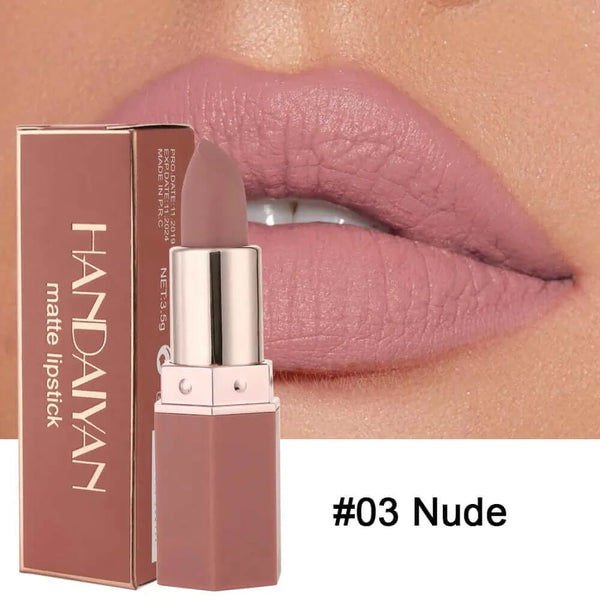 Made Chic Boutique 03 Long Lasting Waterproof Nude Matte Lipstick with 6 Colors