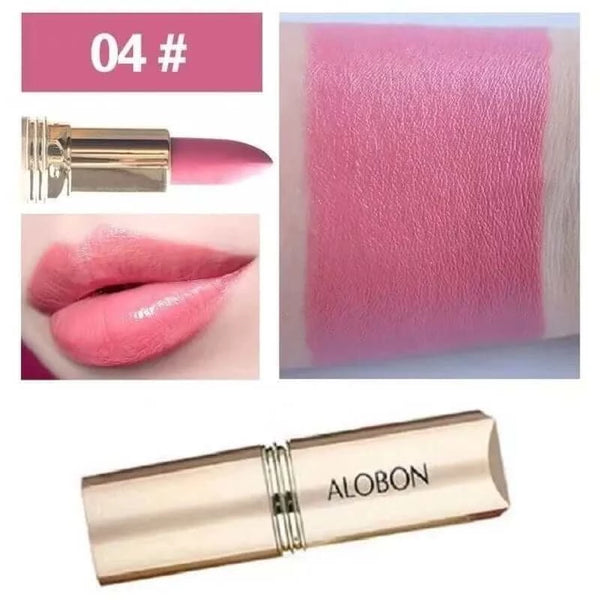 Made Chic Boutique 04 Pink Lipstick Waterproof Long Lasting Red Lipsticks Resistant Rose Lip Stick Velvet Lipstic Cosmetic Girl Women Makeup