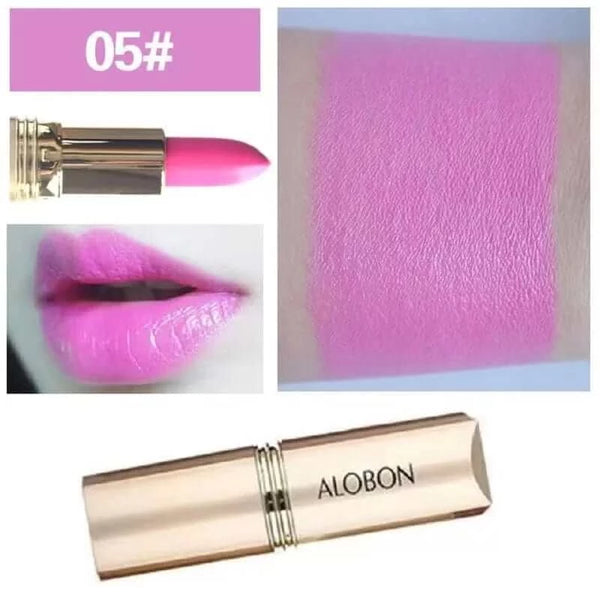Made Chic Boutique 05 Pink Lipstick Waterproof Long Lasting Red Lipsticks Resistant Rose Lip Stick Velvet Lipstic Cosmetic Girl Women Makeup