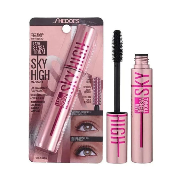 Made Chic Boutique 10ml 4D Silk Fiber Lash Mascara Lengthening Thick Curling Waterproof Mascara No Fading 24h Lasting Eye Lashes Brush Enhance Eyelashes