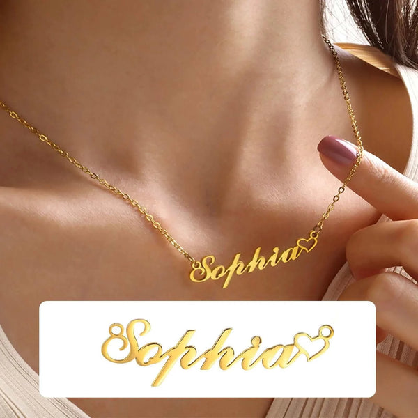 Made Chic Boutique 144 Cable-Link / Silver Color / 45CM-50CM Customized Name Necklace For Women, Adjustable Chain Paperclip/ Curb / Cable/ Figaro Link, Gold Plated Personalized Gift
