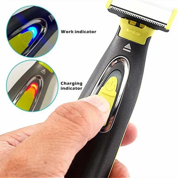 Made Chic Boutique Black MLG Electric Shaver For Men and Women Portable Full Body Trimmer USB T Shaped Blade Razor For Beard Armpit For Washable