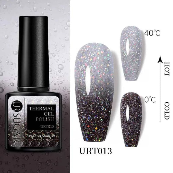 Made Chic Boutique Thermal URT013 Color Changing Thermal Gel Nail Art - Ultra-thin 3 Layers Temperature Changing Gel Varnish