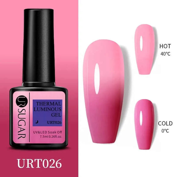 Made Chic Boutique Thermal URT026 Color Changing Thermal Gel Nail Art - Ultra-thin 3 Layers Temperature Changing Gel Varnish