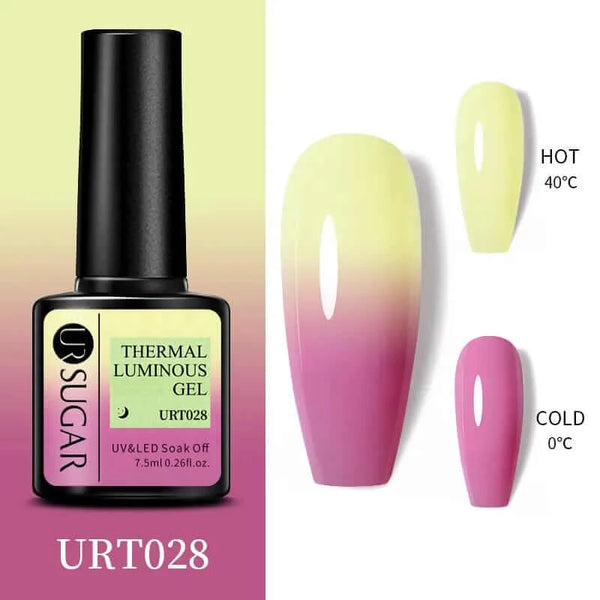 Made Chic Boutique Thermal URT028 Color Changing Thermal Gel Nail Art - Ultra-thin 3 Layers Temperature Changing Gel Varnish