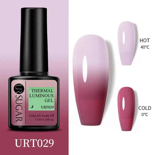 Made Chic Boutique Thermal URT029 Color Changing Thermal Gel Nail Art - Ultra-thin 3 Layers Temperature Changing Gel Varnish