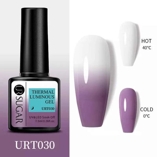 Made Chic Boutique Thermal URT030 Color Changing Thermal Gel Nail Art - Ultra-thin 3 Layers Temperature Changing Gel Varnish