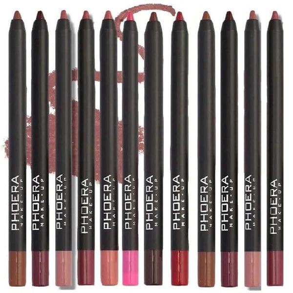 Made Chic Boutique Waterproof Matte Lipliner Pencil - Sexy Red Contour Tint Lipstick