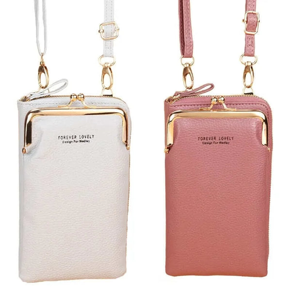 Made Chic Boutique Women's Handbag Cell Phone Purse Shoulder Bag Female Luxury Ladies Wallet Clutch PU Leather Crossbody Bags for Women
