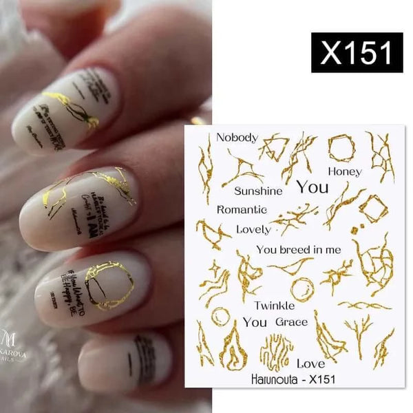 Made Chic Boutique X151 Harunouta 1 Sheet Nail Water Decals Transfer Lavender Spring Flower Leaves Nail Art Stickers Nail Art Manicure DIY